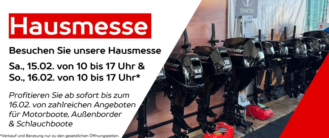 Außenborder Hausmesse Aktionspreise